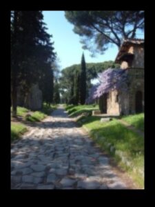 Via Appia: סצנות של נסיעות ומסחר באמנות רומית