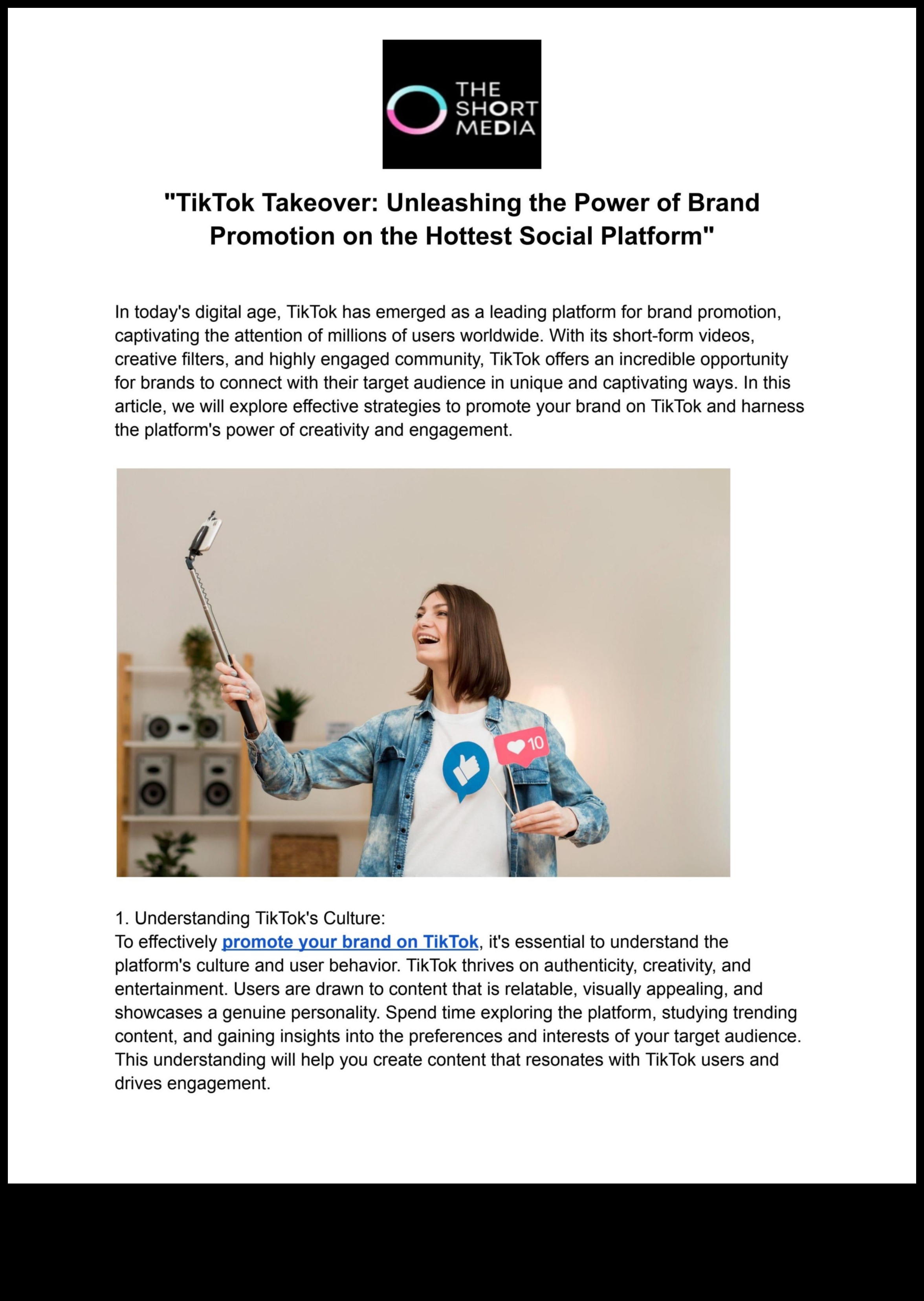 מסננים ששוחררו: יצירת גישה אסטרטגית ל-TikTok