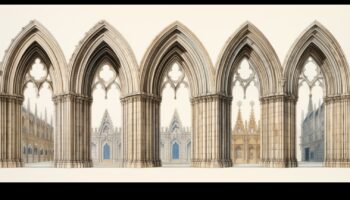 פאר גותי: חקר הפאר האדריכלי של אמנות ימי הביניים