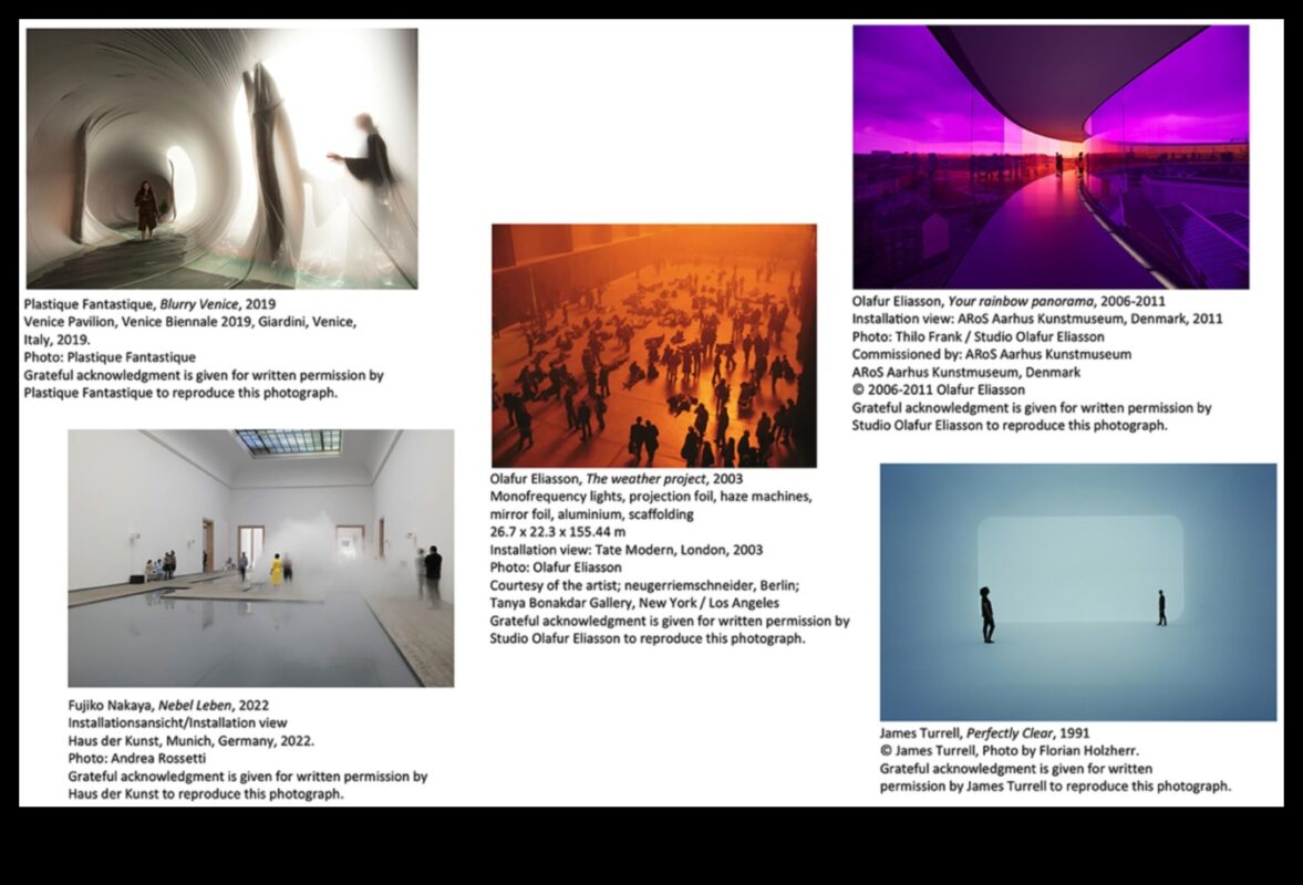 תובנות התקנה: חוויות מרחביות באמנות מודרנית